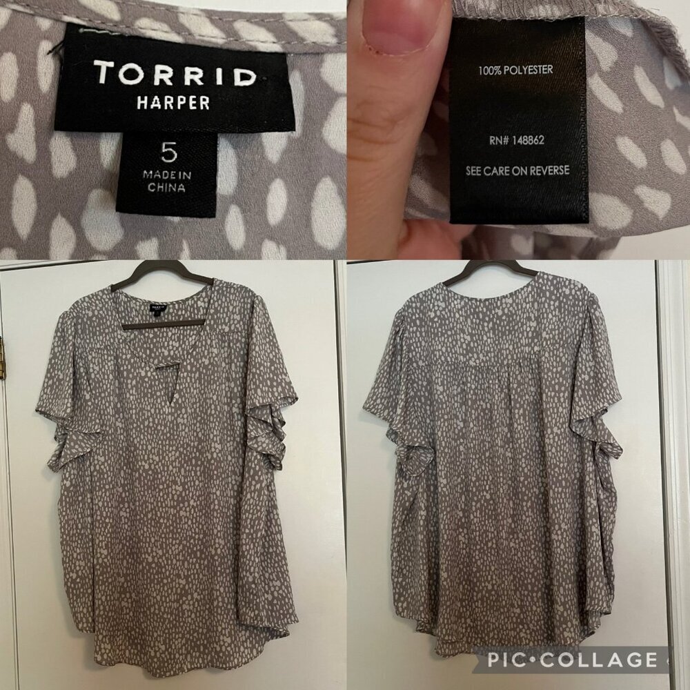 Torrid Size 5 Harper Blouses (bundle of 2) - Picture 6 of 7